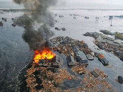 日本福島第一核電站爆炸 核泄漏擴(kuò)散