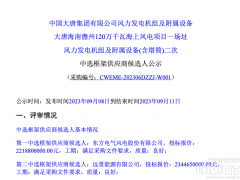 22億！大唐海南120萬千瓦（600MW）海上項(xiàng)目風(fēng)機(jī)采購開標(biāo)