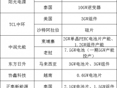 30家企業(yè)出海：26.6GW硅片、61.45GW電池、73.65GW組件布局！