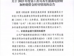 500億元！國(guó)網(wǎng)2023年第一次可再生能源補(bǔ)貼資金下發(fā)
