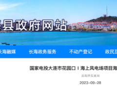 21臺(tái)10.5MW！國(guó)家電投大連220MW海上風(fēng)電項(xiàng)目公示