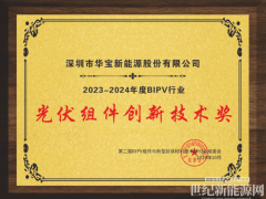 創(chuàng)新引領(lǐng) 實(shí)力超群 | 華寶新能一舉斬獲BIPV領(lǐng)域兩項(xiàng)權(quán)威大獎(jiǎng)