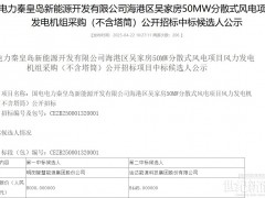 明陽預(yù)中標(biāo)！國能50MW分散式風(fēng)機(jī)采購