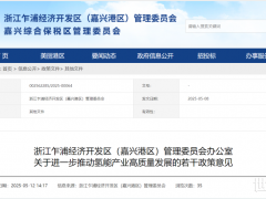 補貼2000萬元！浙江又一氫能專項政策發(fā)布