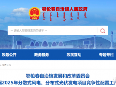 單個項目容量不超過50兆瓦！鄂倫春2025年分散式風(fēng)電開始申報